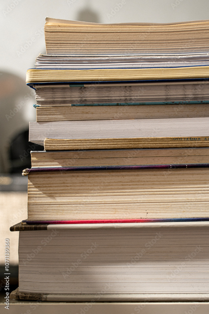 Fototapeta premium stack of books