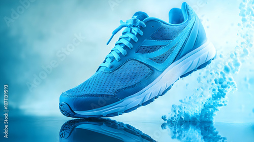 Sport Shoe: Versatile footwear designed for various athletic activities. Generative AI 