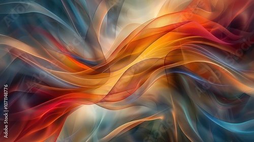 Wallpaper Mural Abstract Swirling Colors Torontodigital.ca