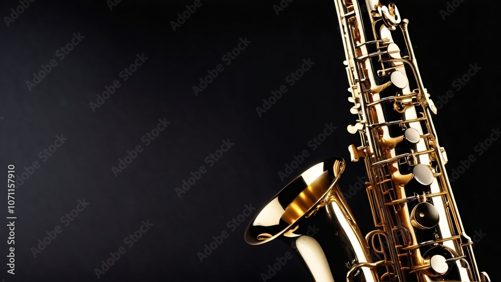 Naklejka premium saxophone