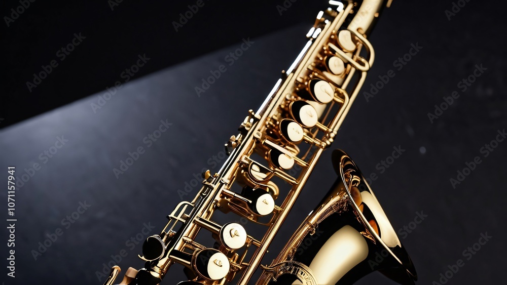 Obraz premium saxophone on stage