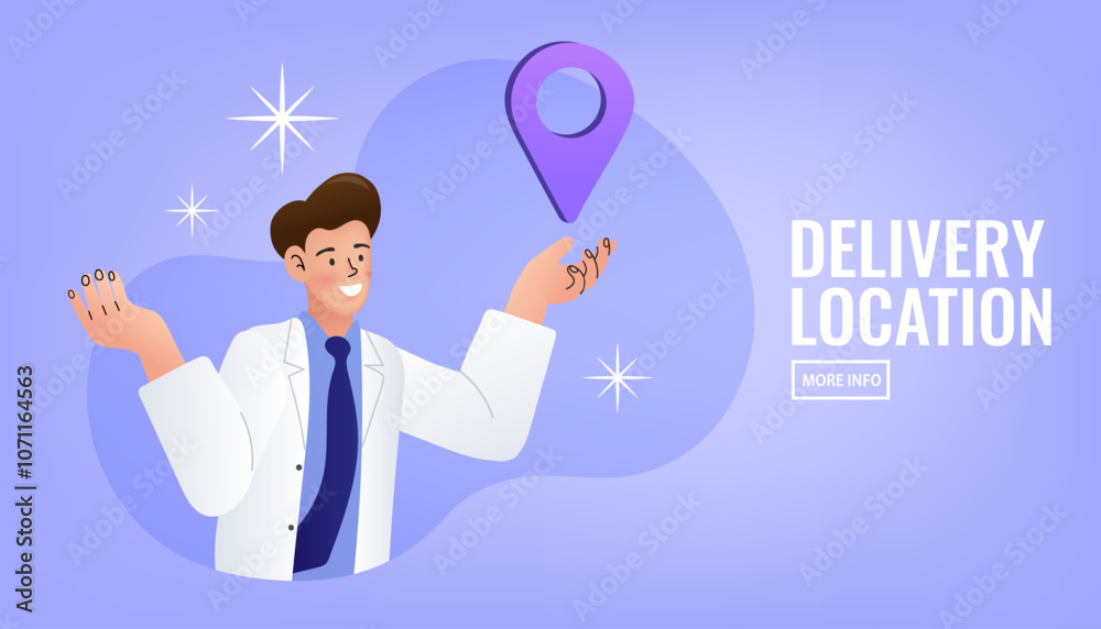 doctor with stethoscope and icons doctor with stethoscope and icons