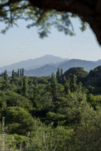 Vista de los cerros en el Shincal de Quimivil photo