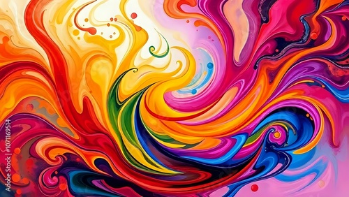 Colorful Abstract Swirls