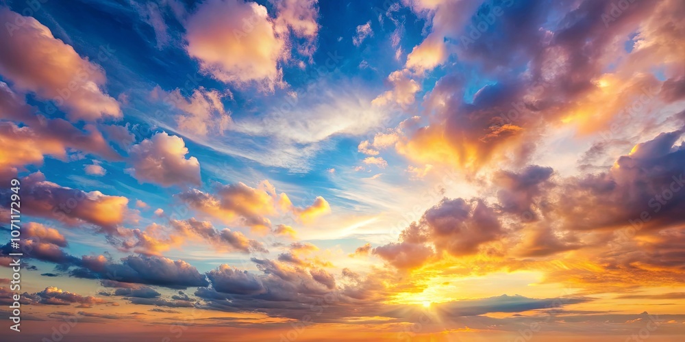 A Tapestry of Golden Hues Across the Evening Sky, Creating a Dramatic and Inspiring Scene of Nature's Beauty A Tapestry of Golden Hues Across the Evening Sky, Creating a Dramatic and Inspiring Scene of Nature's Beauty