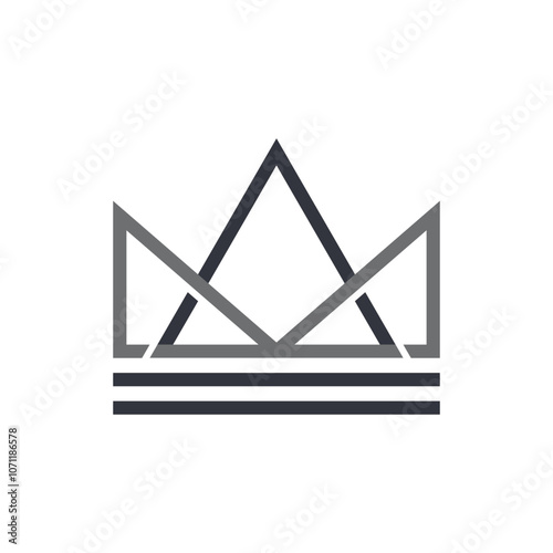 Simple Mountain Logo Template Icon