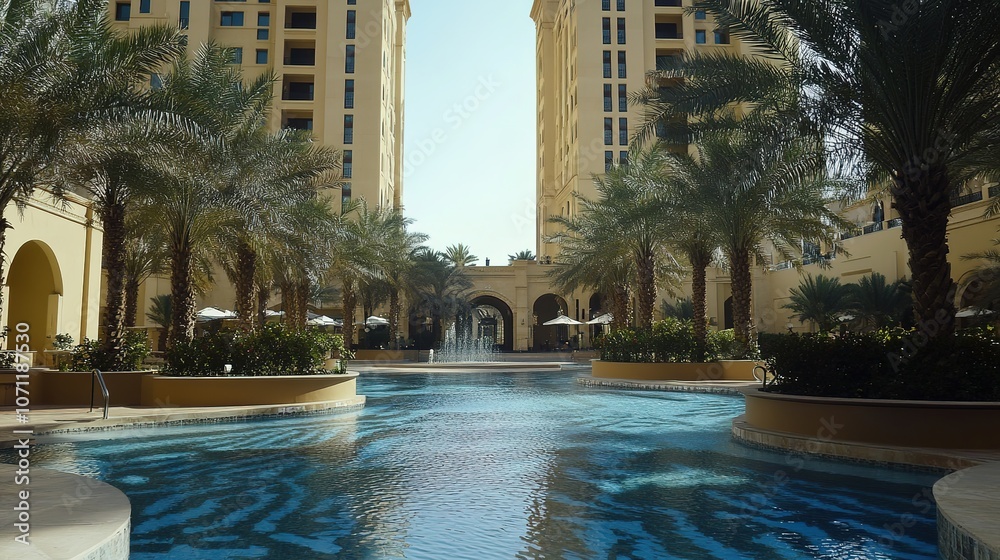 Fototapeta premium pool at night