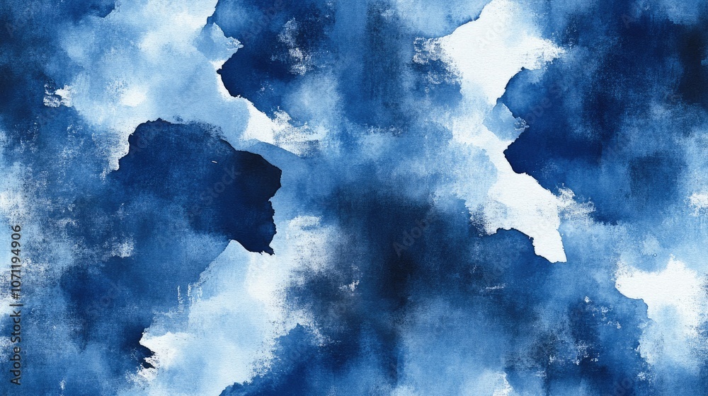 Seamless indigo watercolor pattern featuring beautiful distressed silk and navy brush art perfect for fabric design and home decor Seamless indigo watercolor pattern featuring beautiful distressed silk and navy brush art perfect for fabric design and home decor