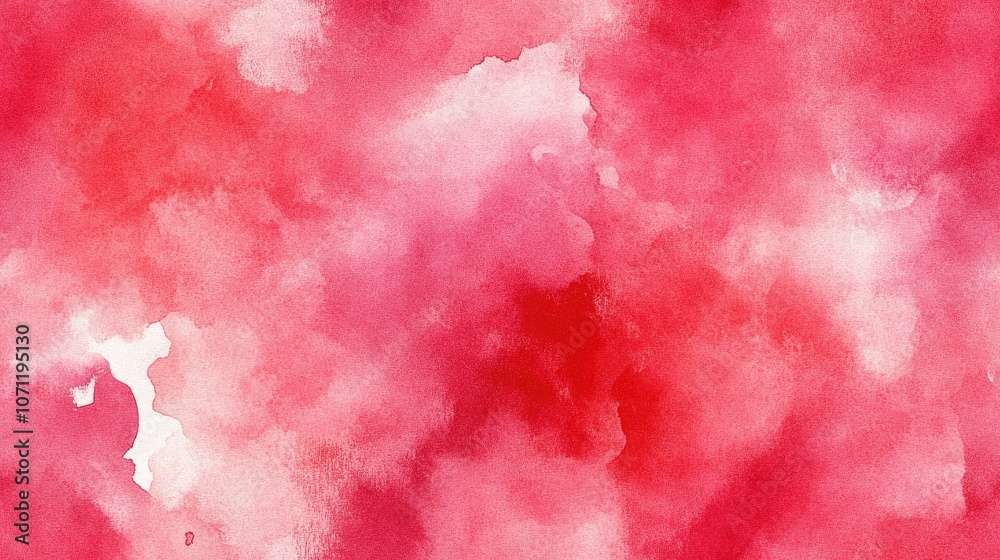 Handmade red and pink watercolor seamless pattern perfect for textiles and stationery design Handmade red and pink watercolor seamless pattern perfect for textiles and stationery design