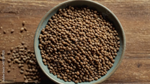 lentils in a bowl