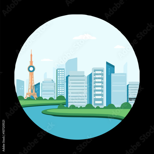 A Beautiful silhouette art vector design