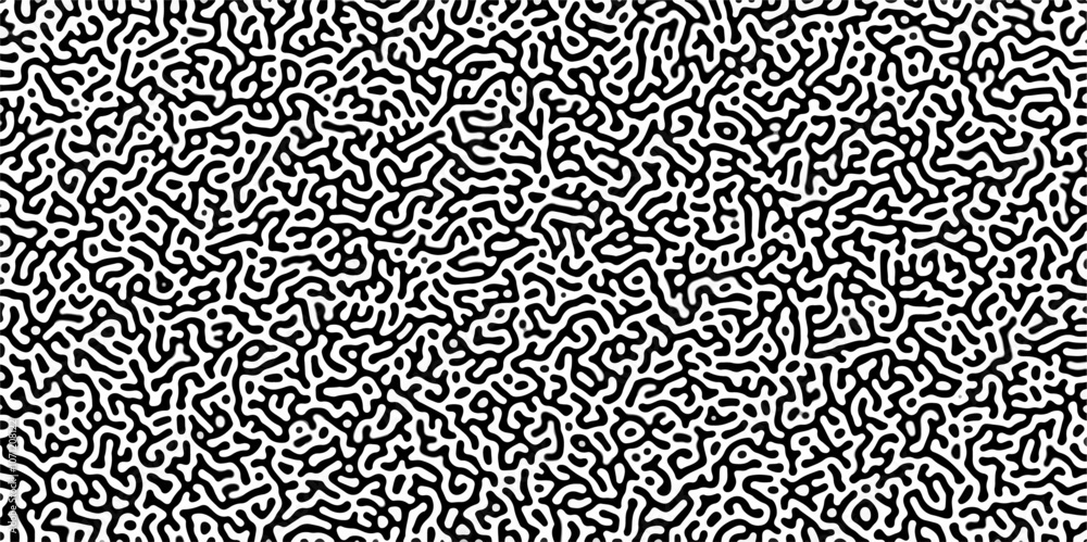 Abstract truing organic wallpaper Turing reaction diffusion monochrome seamless pattern .Monochrome Turing reaction background .Natural seamless line pattern. Linear design with biological shapes
Abstract truing organic wallpaper Turing reaction diffusion monochrome seamless pattern .Monochrome Turing reaction background .Natural seamless line pattern. Linear design with biological shapes