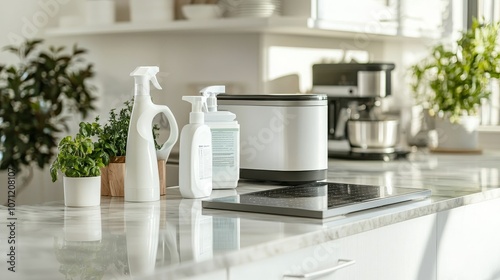 Bright and Clean Solar-Powered Kitchen Setup