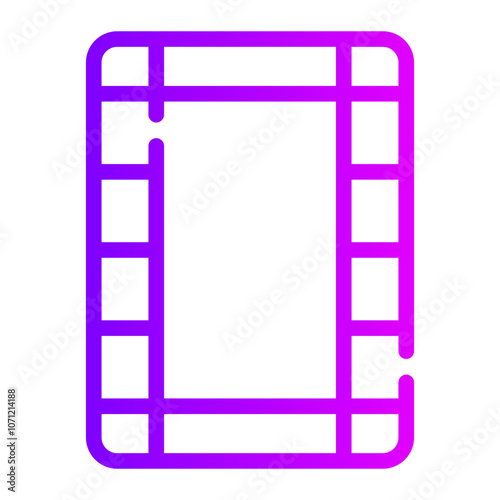 film roll gradient icon