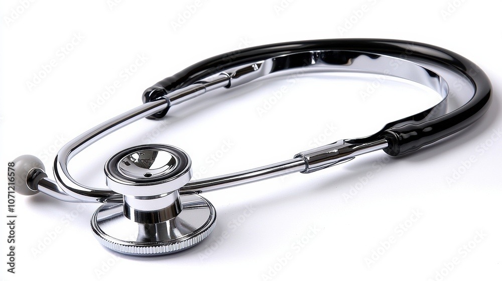 Isolated Stethoscope on White Background Isolated Stethoscope on White Background