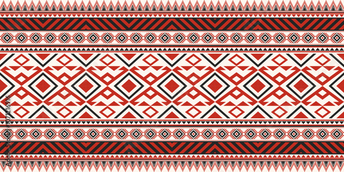Ethnic geometric pattern, seamless pattern of the Navajo tribe. Native American ethnic. Seamless vector pattern ethnic, seamless Mexican rug, woven carpet. Folk embroidery, Bohemian, Aztec style.
