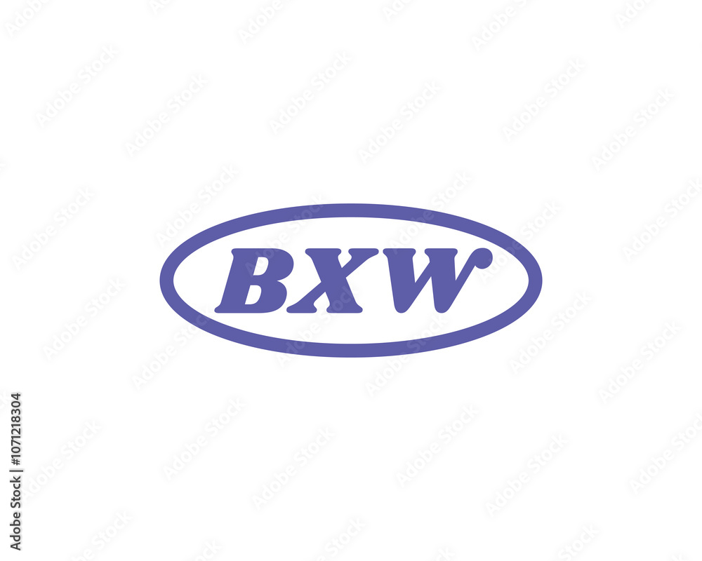 BXW logo design vector template. BXW BXW logo design vector template. BXW