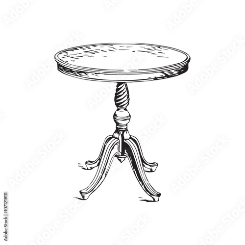 table drawing vector design 