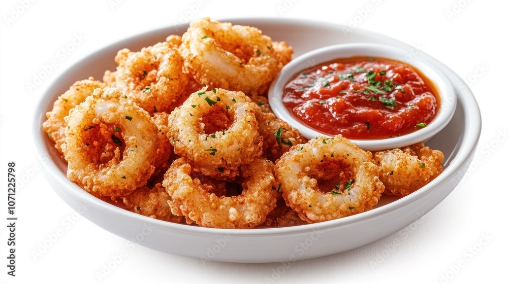 Fried Calamari with Marinara Sauce Fried Calamari with Marinara Sauce