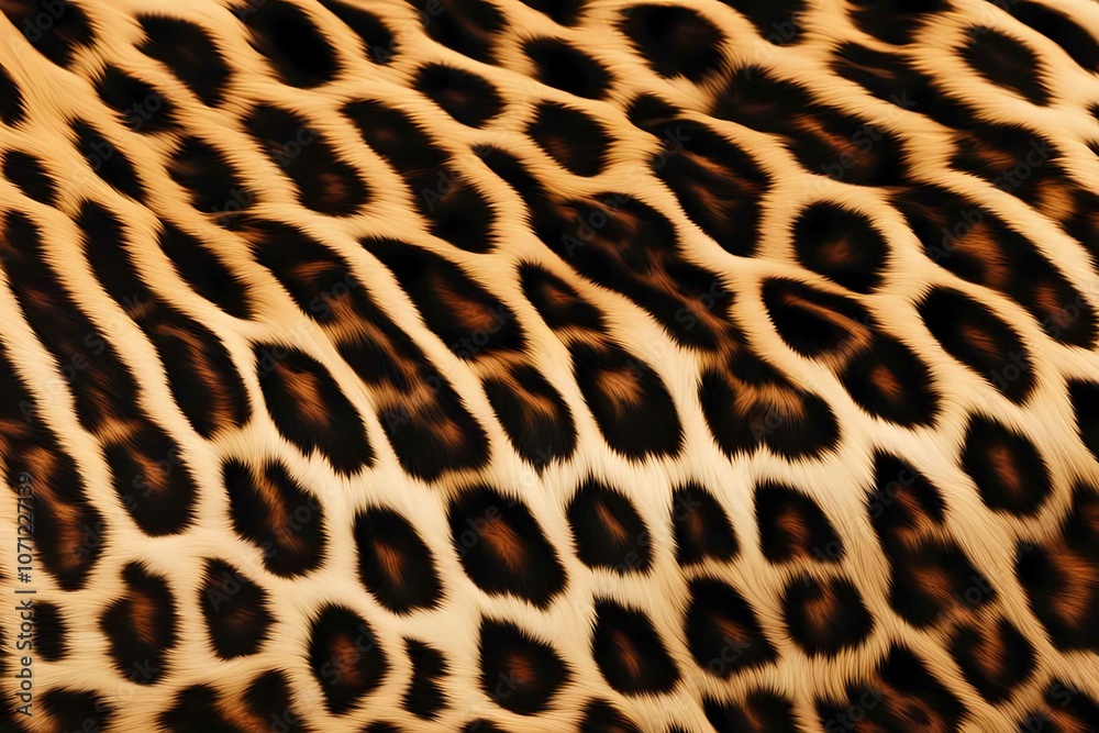 Close-up of AI-generated leopard fur, golden and brown tones, detailed rosette patterns Close-up of AI-generated leopard fur, golden and brown tones, detailed rosette patterns