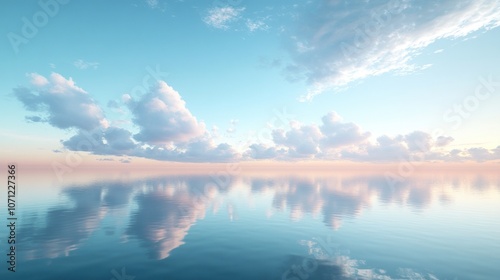 Serene Sky Reflection