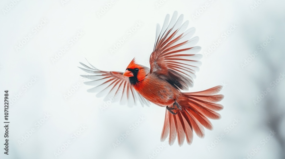Cardinal in Flight Cardinal in Flight
