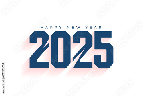 modern 2025 new year invitation background design