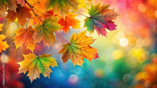 Colorful background of autumn maple tree leaves close up, autumn, maple leaves, colorful, background, high quality, resolution