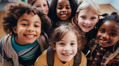 portrait of a group of children