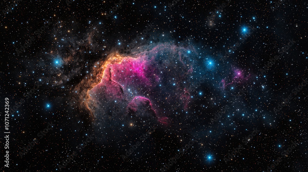 Obraz premium Cosmic clouds shine