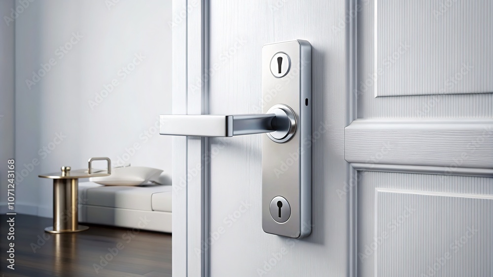 Secure Modern Business Storage Door - AI Art Secure Modern Business Storage Door - AI Art