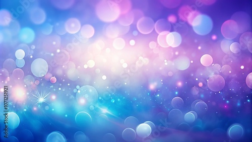 A Dreamy Abstract Background with a Shimmering Glow of Soft Pastel Colors and Blurry Circles
