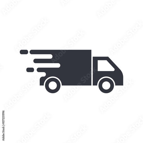 Delivery Truck Logo Template Icon