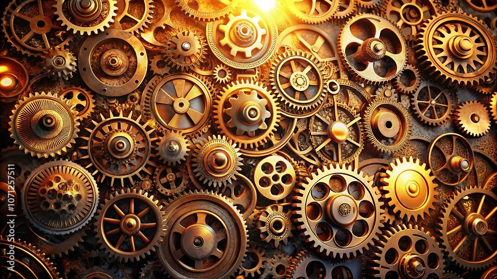 A symphony of intricate cogs and gears, woven together in a mesmerizing dance of motion and precision. A symphony of intricate cogs and gears, woven together in a mesmerizing dance of motion and precision.