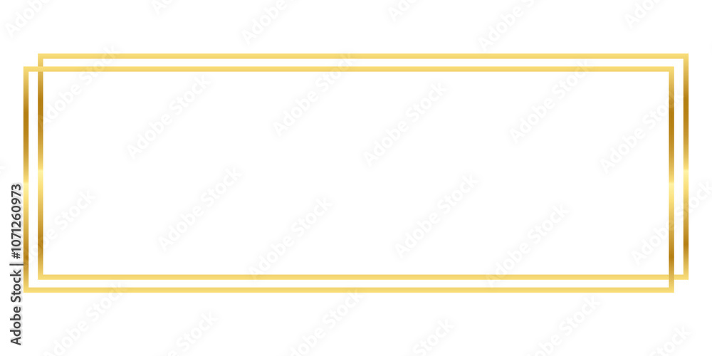 Gold rectangle png frame, transparent background Gold rectangle png frame, transparent background