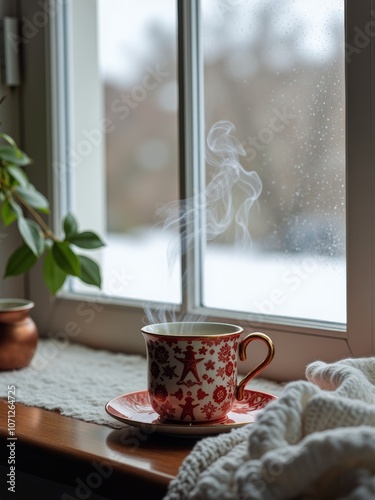 morning coffee in the morning