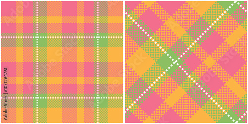 Scottish Tartan Pattern. Tartan Plaid Vector Seamless Pattern. Traditional Scottish Woven Fabric. Lumberjack Shirt Flannel Textile. Pattern Tile Swatch Included.