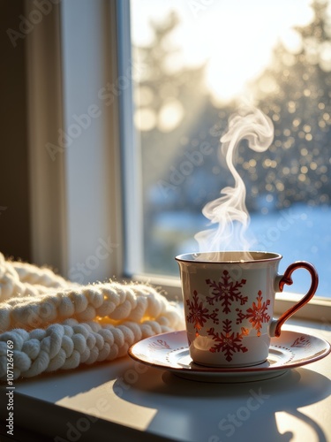 morning coffee in the morning