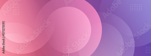 minimalist banner background.colorful.pink and purple gradations.circle effect shape.modern background.vector.eps 10