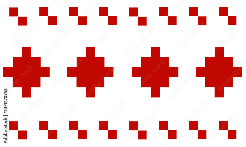 Obraz premium Bred Checkerboard Background Vector Abstract Seamless Pattern 