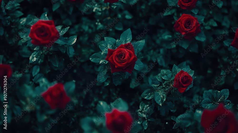 floral design with vibrant red flowers, set against a dark, textured background. The flowers are depicted in various stages of bloom, showcasing their delicate petals and intricate details floral design with vibrant red flowers, set against a dark, textured background. The flowers are depicted in various stages of bloom, showcasing their delicate petals and intricate details