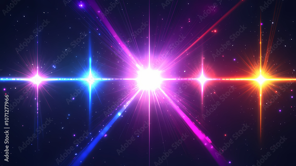 Fototapeta premium abstract background with stars