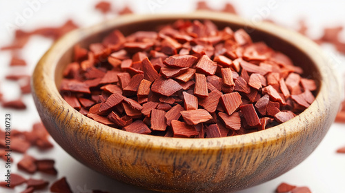 Red sandalwood chips photo