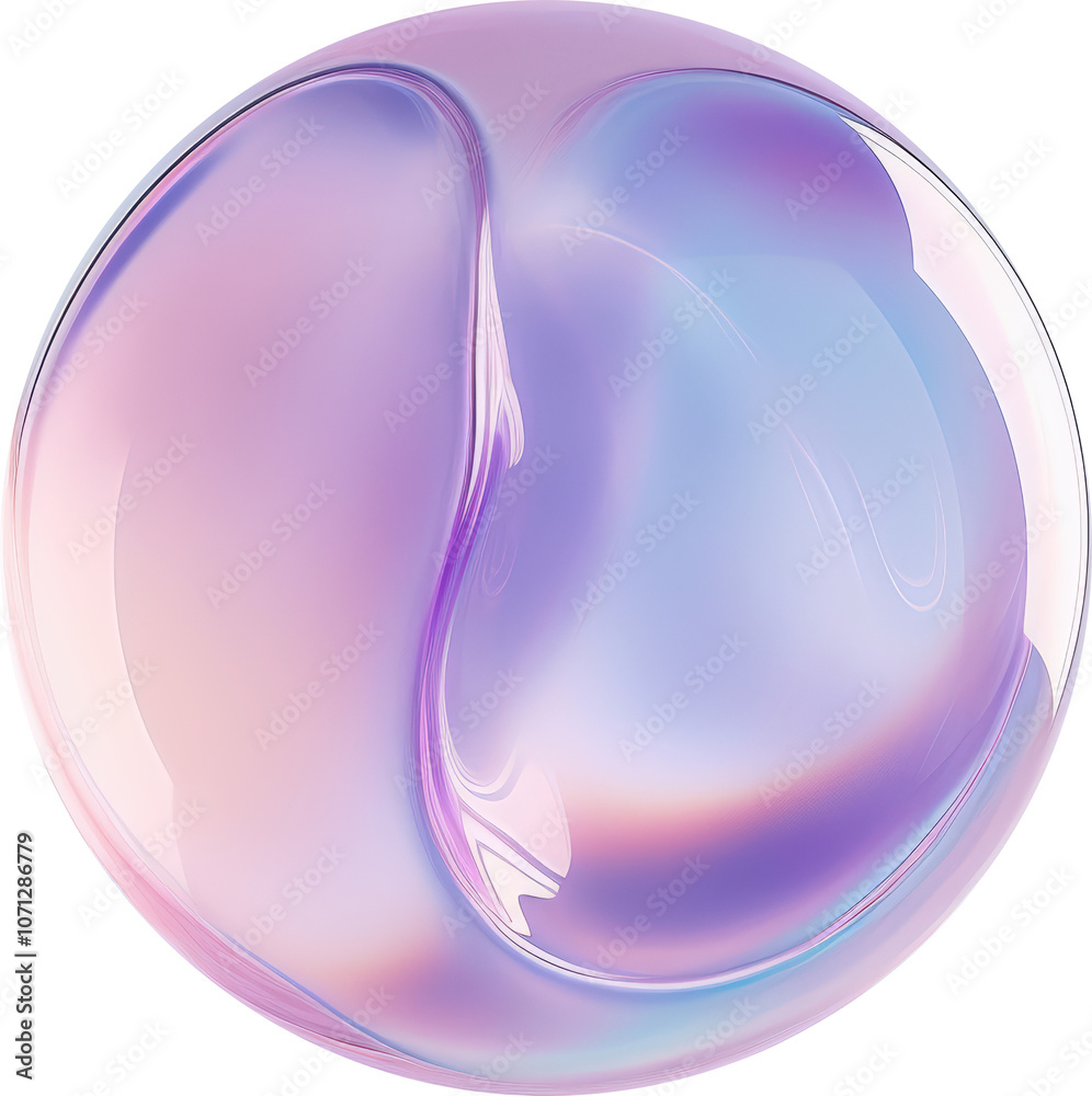 Obraz premium Abstract purple sphere