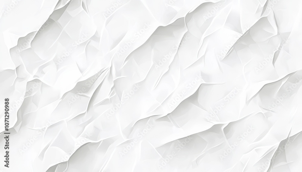 Abstract White Crinkled Texture with Subtle Shading Abstract White Crinkled Texture with Subtle Shading