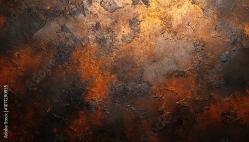 Textured Abstract Background with Dark and Orange Tones