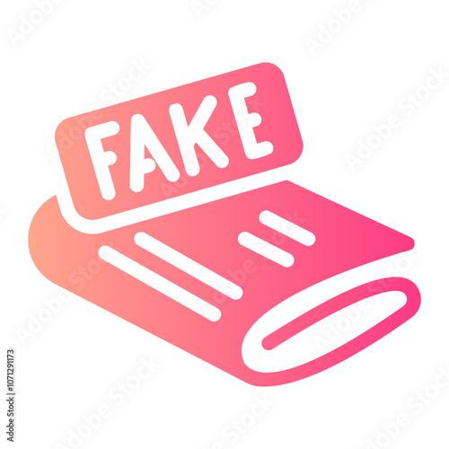 fake news Gradient icon