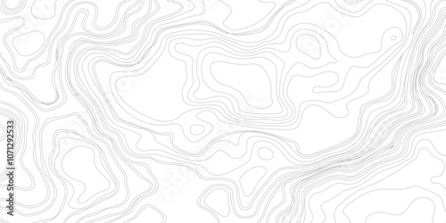 Topography background. Vector banner. Background of the topographic map. Topographic map lines, contour background.