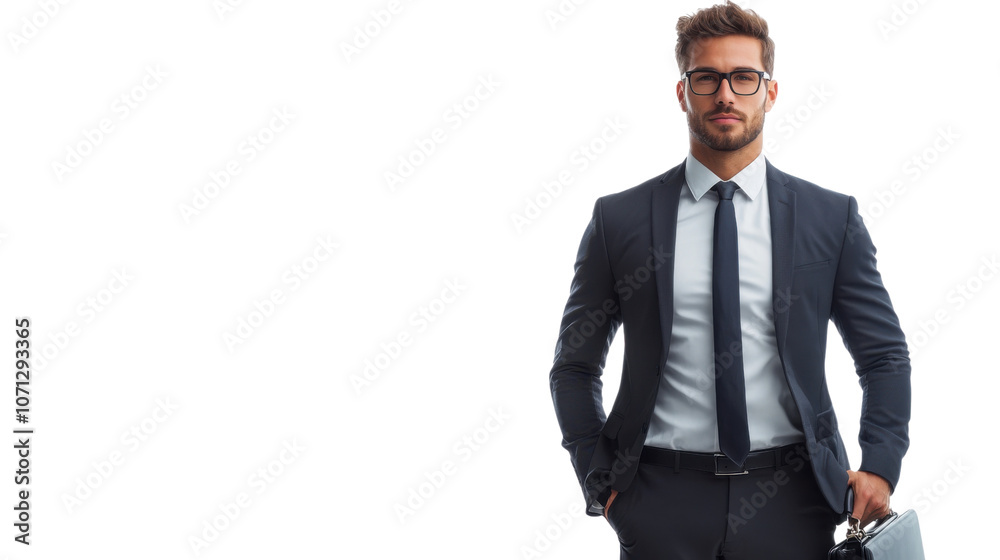 A man in a suit and tie is standing in front of a white background. transparent background png A man in a suit and tie is standing in front of a white background. transparent background png