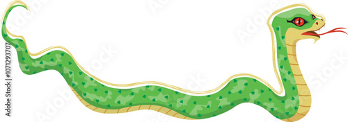 巳年の蛇のイラスト